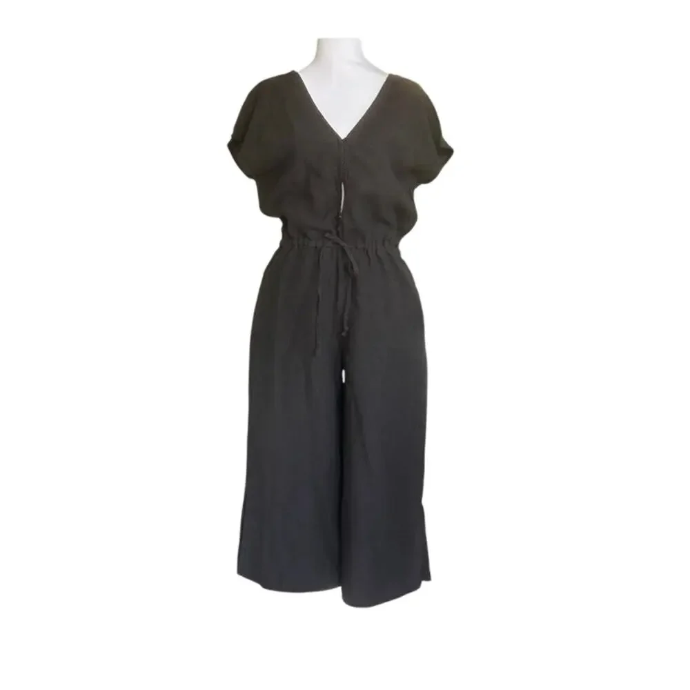 Cloth & Stone Wide Leg Jumpsuit Women’s 100% Tencel Boho Minimalist Festival